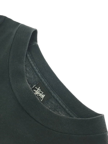 【中古品】【メンズ】 STUSSY ステューシー × GALLERY がルフィ 1950 MESSAGE PRINT T-SHIRT メッセージ プリント Tシャツ トップス 142-260825-rt-11-tagh サイズ：XL カラー：ブラック 万代Net店