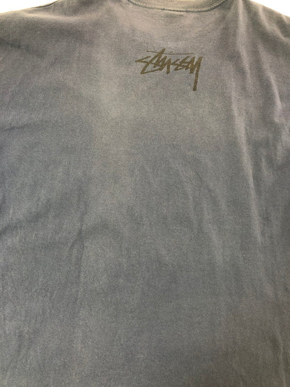 【中古品】【メンズ】 OLD STUSSY オールドステューシー 80's～90's STOCK LOGO T-SHIRT 黒タグ FRESH GEAR表記 オーストラリア製 ストック ロゴ Tシャツ トップス 142-260823-rt-07-tagh サイズ：L カラー：ネイビー 万代Net店