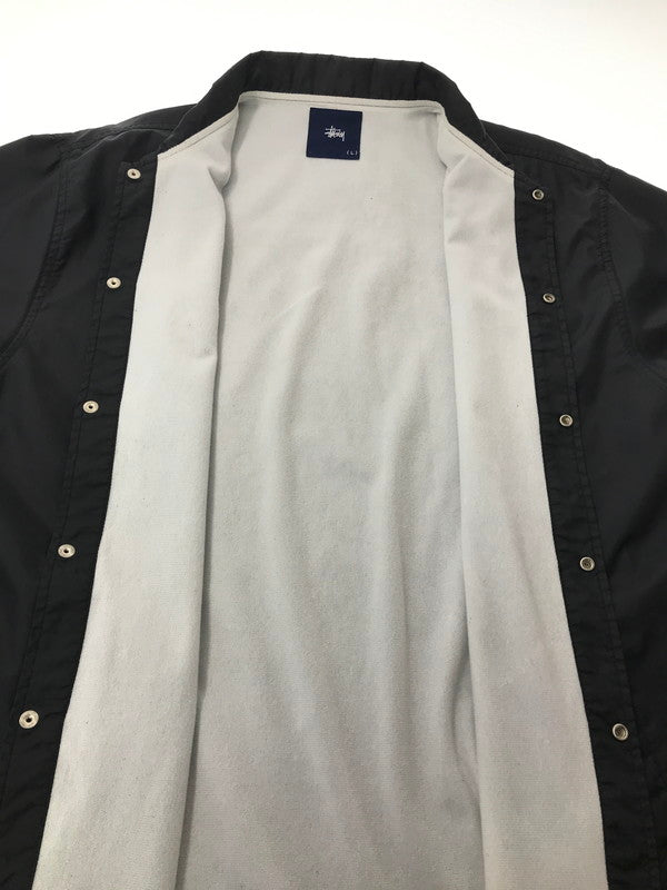 【現状渡し品】【メンズ】 OLD STUSSY オールド ステューシー 00's WORLD TRIBE 2003 STAFF COACH JACKET 紺タグ コーチ ジャケット ライトアウター 142-260826-rt-16-tagh サイズ：L カラー：ブラック 万代Net店