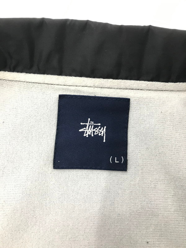【現状渡し品】【メンズ】 OLD STUSSY オールド ステューシー 00's WORLD TRIBE 2003 STAFF COACH JACKET 紺タグ コーチ ジャケット ライトアウター 142-260826-rt-16-tagh サイズ：L カラー：ブラック 万代Net店