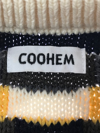 【中古品】【メンズ】 COOHEM コーヘム YONETOMI TECH JACQUARD PULLOVER 13-224-017 ジャカード プルオーバー 147-260826-rt-23-tagh サイズ：M カラー：マルチカラー 万代Net店