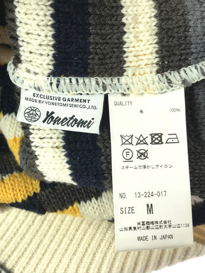 【中古品】【メンズ】 COOHEM コーヘム YONETOMI TECH JACQUARD PULLOVER 13-224-017 ジャカード プルオーバー 147-260826-rt-23-tagh サイズ：M カラー：マルチカラー 万代Net店