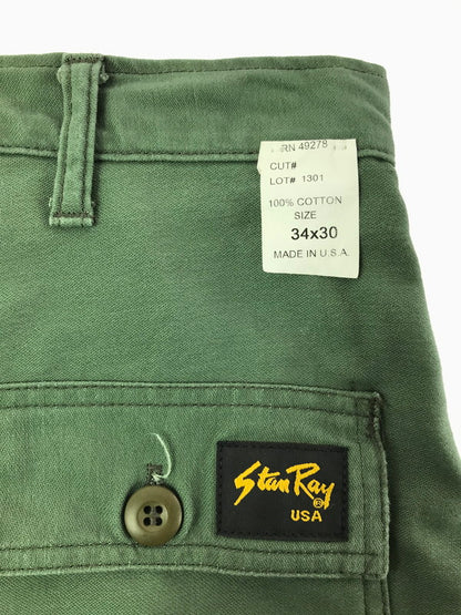 【中古品】【メンズ】 STANRAY スタンレイ BAKER PANTS 1301 ベイカー パンツ ボトムス 156-260829-rt-13-tagh サイズ：34×30 カラー：カーキ 万代Net店