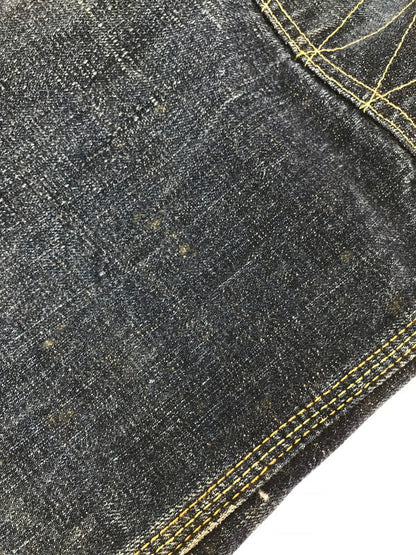 【現状渡し品】【メンズ】 TROPHY CLOTHING トロフィー クロージング W KNEE STANDARD DIRT DENIM PANTS 1605 ダブルニー スタンダード デニム パンツ 156-260829-rt-44-tagh サイズ：32 カラー：インディゴ 万代Net店