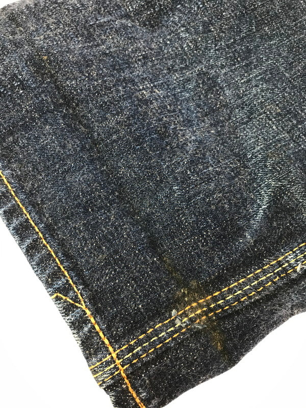 【現状渡し品】【メンズ】 TROPHY CLOTHING トロフィー クロージング W KNEE STANDARD DIRT DENIM PANTS 1605 ダブルニー スタンダード デニム パンツ 156-260829-rt-44-tagh サイズ：32 カラー：インディゴ 万代Net店