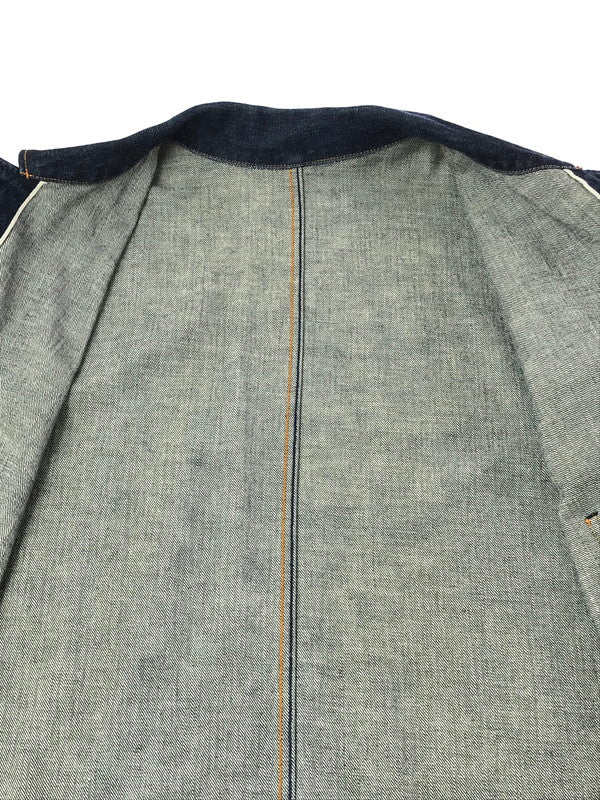 【中古品】【メンズ】 TROPHY CLOTHING トロフィー クロージング DENIM COVERALL デニム カバーオール ライトアウター 145-260825-rt-10-tagh サイズ：42 カラー：インディゴ 万代Net店