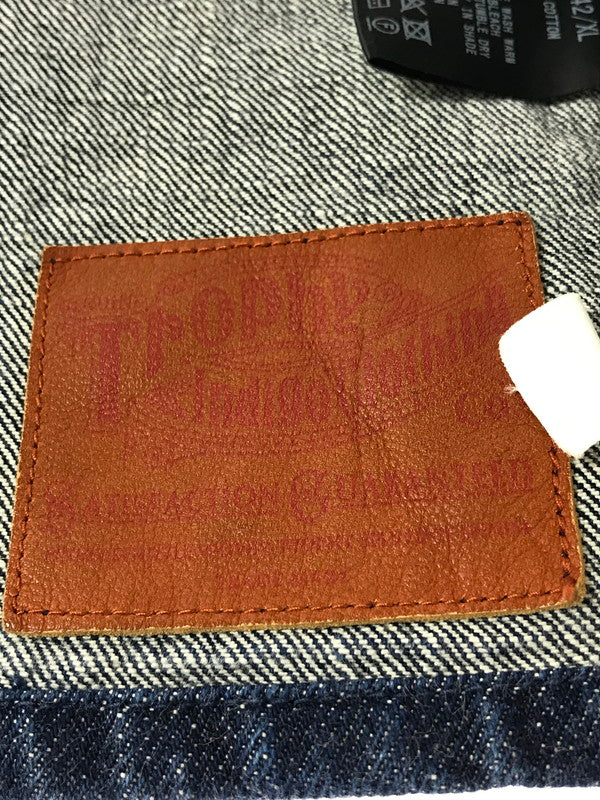 【中古品】【メンズ】 TROPHY CLOTHING トロフィー クロージング DENIM COVERALL デニム カバーオール ライトアウター 145-260825-rt-10-tagh サイズ：42 カラー：インディゴ 万代Net店