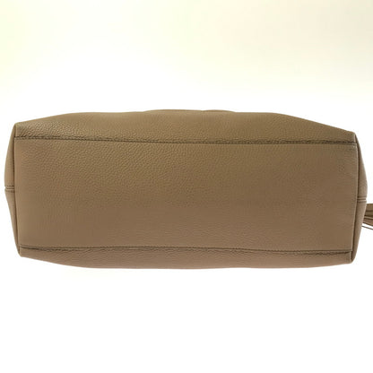 【中古品】【レディース】 GUCCI SOHO INTERLOCKING G 308982 ソーホー インターロッキング G チェーンショルダバッグ レザー カバン 180-260827-ki-04-tagh カラー：ベージュ 万代Net店