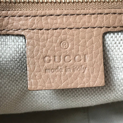 【中古品】【レディース】 GUCCI SOHO INTERLOCKING G 308982 ソーホー インターロッキング G チェーンショルダバッグ レザー カバン 180-260827-ki-04-tagh カラー：ベージュ 万代Net店
