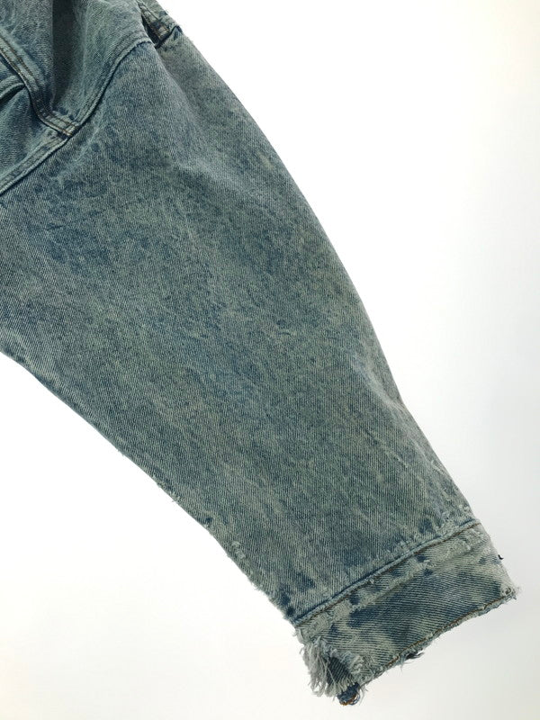 【ジャンク品】【メンズ】 LEVI'S リーバイス 90's DENIM JACKET 77930-1206 刻印674 90年代 デニム ジャケット ライトアウター ジージャン 146-260917-rt-41-tagh サイズ：M カラー：ライトインディゴ 万代Net店