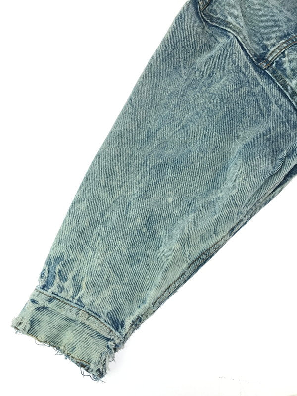 【ジャンク品】【メンズ】 LEVI'S リーバイス 90's DENIM JACKET 77930-1206 刻印674 90年代 デニム ジャケット ライトアウター ジージャン 146-260917-rt-41-tagh サイズ：M カラー：ライトインディゴ 万代Net店