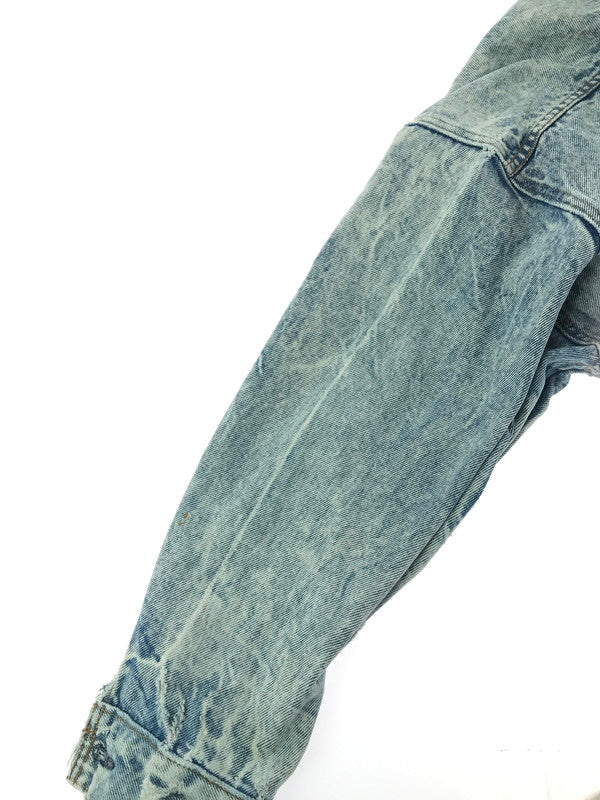 【ジャンク品】【メンズ】 LEVI'S リーバイス 90's DENIM JACKET 77930-1206 刻印674 90年代 デニム ジャケット ライトアウター ジージャン 146-260917-rt-41-tagh サイズ：M カラー：ライトインディゴ 万代Net店