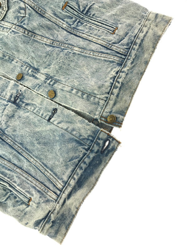 【ジャンク品】【メンズ】 LEVI'S リーバイス 90's DENIM JACKET 77930-1206 刻印674 90年代 デニム ジャケット ライトアウター ジージャン 146-260917-rt-41-tagh サイズ：M カラー：ライトインディゴ 万代Net店