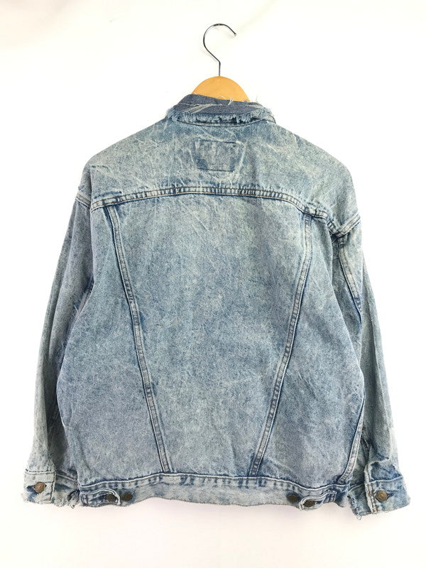 【ジャンク品】【メンズ】 LEVI'S リーバイス 90's DENIM JACKET 77930-1206 刻印674 90年代 デニム ジャケット ライトアウター ジージャン 146-260917-rt-41-tagh サイズ：M カラー：ライトインディゴ 万代Net店