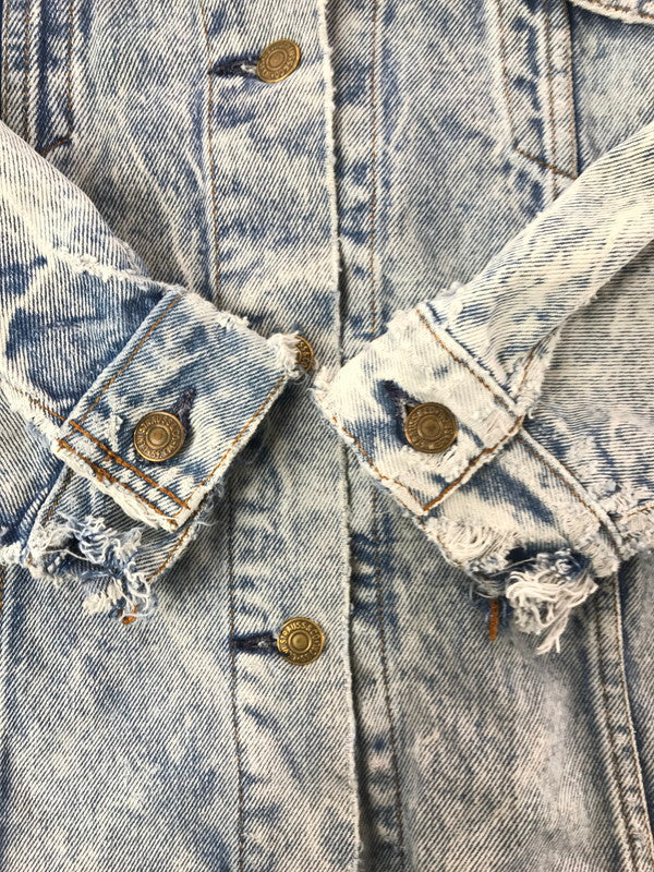 【ジャンク品】【メンズ】 LEVI'S リーバイス 90's DENIM JACKET 77930-1206 刻印674 90年代 デニム ジャケット ライトアウター ジージャン 146-260917-rt-41-tagh サイズ：M カラー：ライトインディゴ 万代Net店