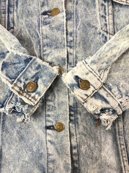 【ジャンク品】【メンズ】 LEVI'S リーバイス 90's DENIM JACKET 77930-1206 刻印674 90年代 デニム ジャケット ライトアウター ジージャン 146-260917-rt-41-tagh サイズ：M カラー：ライトインディゴ 万代Net店
