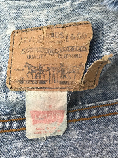 【ジャンク品】【メンズ】 LEVI'S リーバイス 90's DENIM JACKET 77930-1206 刻印674 90年代 デニム ジャケット ライトアウター ジージャン 146-260917-rt-41-tagh サイズ：M カラー：ライトインディゴ 万代Net店