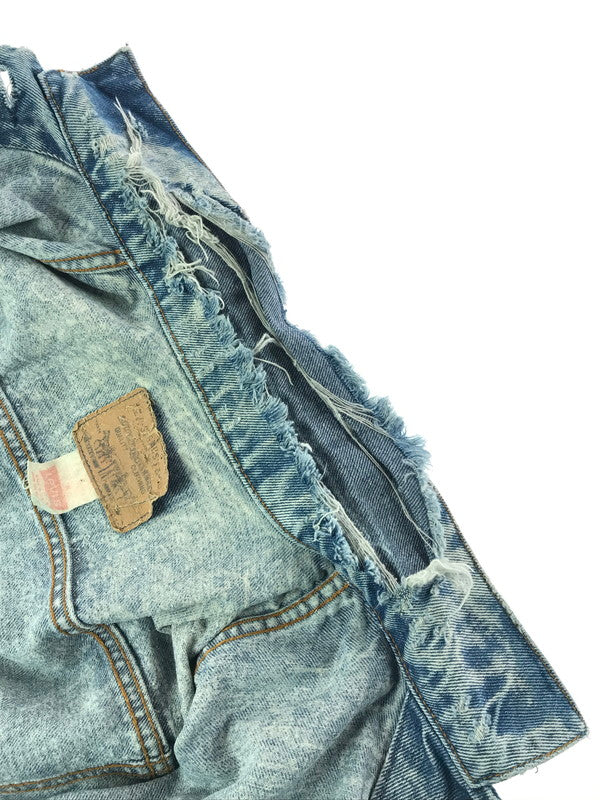 【ジャンク品】【メンズ】 LEVI'S リーバイス 90's DENIM JACKET 77930-1206 刻印674 90年代 デニム ジャケット ライトアウター ジージャン 146-260917-rt-41-tagh サイズ：M カラー：ライトインディゴ 万代Net店