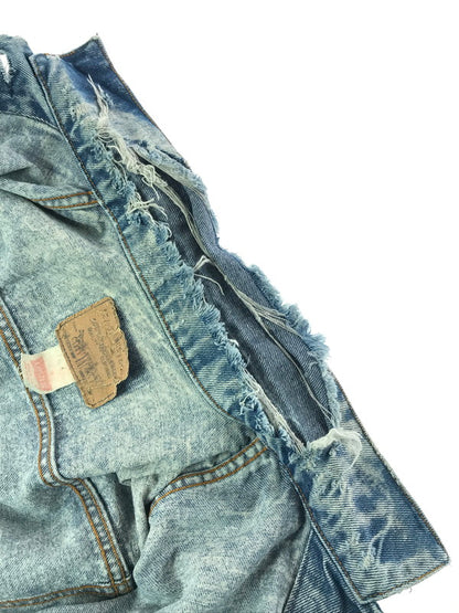 【ジャンク品】【メンズ】 LEVI'S リーバイス 90's DENIM JACKET 77930-1206 刻印674 90年代 デニム ジャケット ライトアウター ジージャン 146-260917-rt-41-tagh サイズ：M カラー：ライトインディゴ 万代Net店