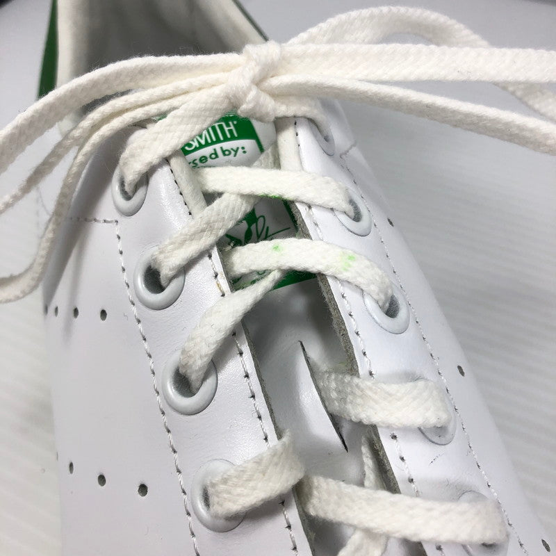 【中古品】【メンズ】 ADIDAS アディダス STAN SMITH LEATHER WHITE GREEN B24364 スタンスミス ガラスレザー スニーカー 靴 161-260825-su-02-tagh サイズ：26.5/US9 カラー：ホワイト/グリーン 万代Net店