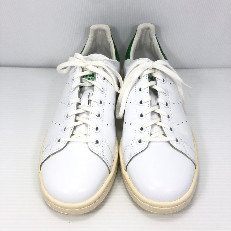 【中古品】【メンズ】 ADIDAS アディダス STAN SMITH LEATHER WHITE GREEN B24364 スタンスミス ガラスレザー スニーカー 靴 161-260825-su-02-tagh サイズ：26.5/US9 カラー：ホワイト/グリーン 万代Net店