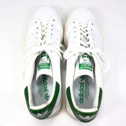 【中古品】【メンズ】 ADIDAS アディダス STAN SMITH LEATHER WHITE GREEN B24364 スタンスミス ガラスレザー スニーカー 靴 161-260825-su-02-tagh サイズ：26.5/US9 カラー：ホワイト/グリーン 万代Net店