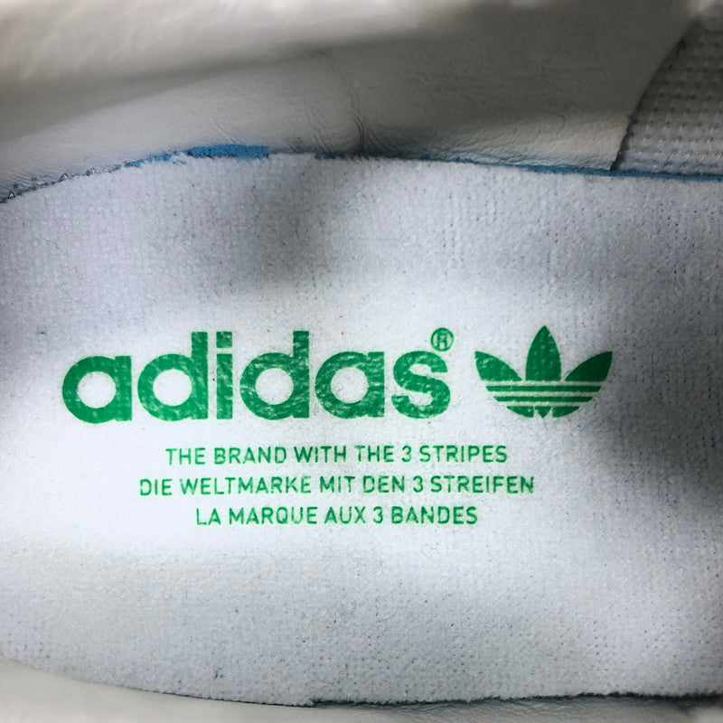 【中古品】【メンズ】 ADIDAS アディダス STAN SMITH LEATHER WHITE GREEN B24364 スタンスミス ガラスレザー スニーカー 靴 161-260825-su-02-tagh サイズ：26.5/US9 カラー：ホワイト/グリーン 万代Net店