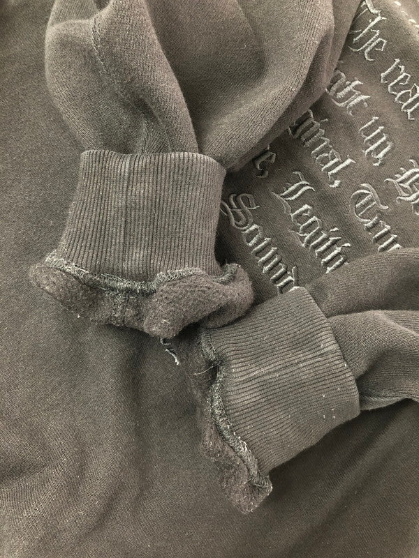 【現状渡し品】【メンズ】 FAT エフエーティー EMBHOOD HOODED SWEATSHIRT F32421-SW15-AB エンフッド フーデッド スウェットシャツ パーカー 142-260912-na-26-tagh サイズ：FAT カラー：ブラック 万代Net店