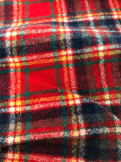 【現状渡し品】【メンズ】 PENDLETON ペンドルトン 70's LOBO ELBOW PATCH WOOL CHECK SHIRT エルボー パッチ ウール チェック シャツ 長袖シャツ ヴィンテージ 146-260825-rt-03-tagh サイズ：M カラー：レッド 万代Net店