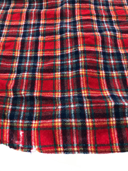 【現状渡し品】【メンズ】 PENDLETON ペンドルトン 70's LOBO ELBOW PATCH WOOL CHECK SHIRT エルボー パッチ ウール チェック シャツ 長袖シャツ ヴィンテージ 146-260825-rt-03-tagh サイズ：M カラー：レッド 万代Net店