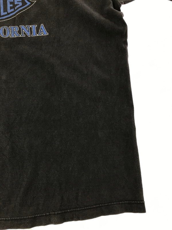 【中古品】【メンズ】 HARLEY-DAVIDSON ハーレー ダビッドソン 90's BIKE&WOLF PRINT S/S TEE 90年代 バイク＆ウルフ プリント Tシャツ トップス 146-260825-rt-01-tagh サイズ：XL カラー：ブラック 万代Net店
