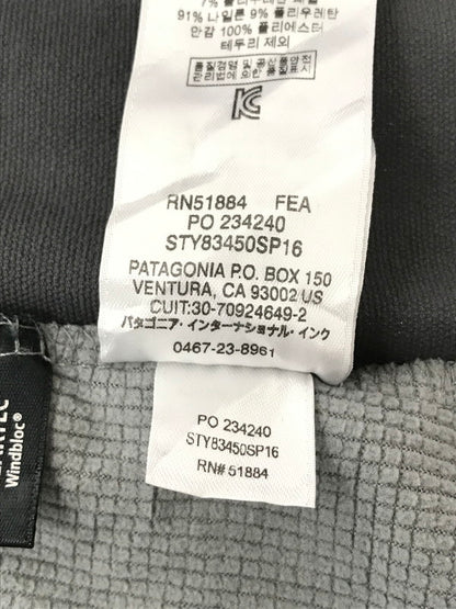 【中古品】【メンズ】 PATAGONIA パタゴニア 16SS POLARTEC ADZE HYBRID JACKET 83450SP16 ポーラテック ハイブリッド ジャケット ライトアウター 144-260826-rt-15-tagh サイズ：L カラー：グレー 万代Net店