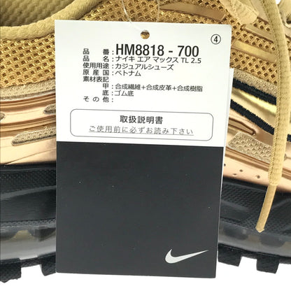 【中古品】【メンズ】 NIKE ナイキ AIR MAX TL 2.5 METALLIC GOLD BLACK HM8818-700 エア マックス 2.5 スニーカー 靴 160-260830-rt-03-tagh サイズ：27cm US9 カラー：ゴールド 万代Net店