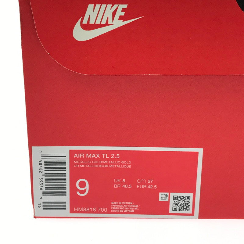 【中古品】【メンズ】 NIKE ナイキ AIR MAX TL 2.5 METALLIC GOLD BLACK HM8818-700 エア マックス 2.5 スニーカー 靴 160-260830-rt-03-tagh サイズ：27cm US9 カラー：ゴールド 万代Net店