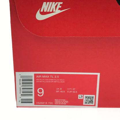 【中古品】【メンズ】 NIKE ナイキ AIR MAX TL 2.5 METALLIC GOLD BLACK HM8818-700 エア マックス 2.5 スニーカー 靴 160-260830-rt-03-tagh サイズ：27cm US9 カラー：ゴールド 万代Net店