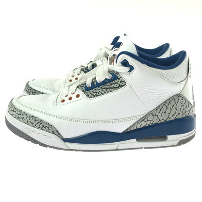 【中古品】【メンズ】 NIKE ナイキ AIR JORDAN 3 RETRO TRUE BLUE AND COPPER CT8532-148 エア ジョーダン 3 レトロ スニーカー 靴 160-260830-rt-02-tagh サイズ：28cm US10 カラー：WHITE/METALLIC COPPER-TRUE BLUE 万代Net店