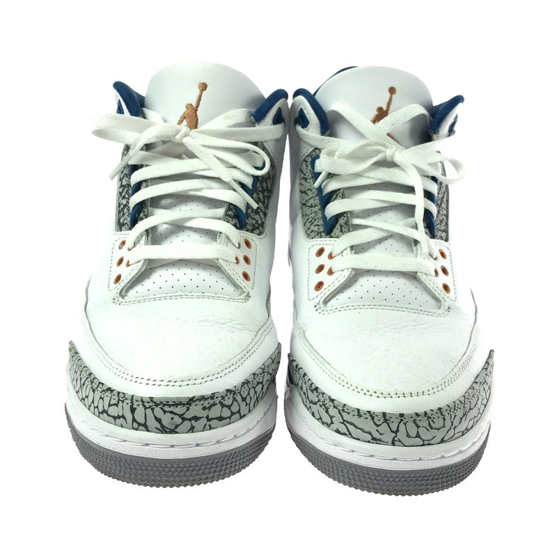 【中古品】【メンズ】 NIKE ナイキ AIR JORDAN 3 RETRO TRUE BLUE AND COPPER CT8532-148 エア ジョーダン 3 レトロ スニーカー 靴 160-260830-rt-02-tagh サイズ：28cm US10 カラー：WHITE/METALLIC COPPER-TRUE BLUE 万代Net店