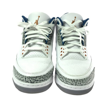【中古品】【メンズ】 NIKE ナイキ AIR JORDAN 3 RETRO TRUE BLUE AND COPPER CT8532-148 エア ジョーダン 3 レトロ スニーカー 靴 160-260830-rt-02-tagh サイズ：28cm US10 カラー：WHITE/METALLIC COPPER-TRUE BLUE 万代Net店