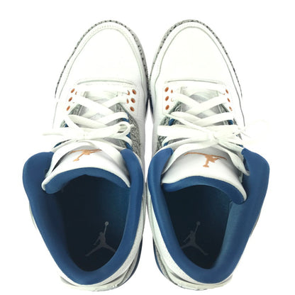 【中古品】【メンズ】 NIKE ナイキ AIR JORDAN 3 RETRO TRUE BLUE AND COPPER CT8532-148 エア ジョーダン 3 レトロ スニーカー 靴 160-260830-rt-02-tagh サイズ：28cm US10 カラー：WHITE/METALLIC COPPER-TRUE BLUE 万代Net店