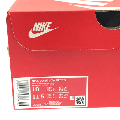 【中古品】【メンズ】 NIKE ナイキ DUNK LOW MICHIGAN DD1391-700 ダンク ロー スニーカー 靴 160-260830-rt-07-tagh サイズ：28cm US10 カラー：VARSITY MAIZE/MIDNIGHT NAVY 万代Net店