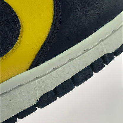 【中古品】【メンズ】 NIKE ナイキ DUNK LOW MICHIGAN DD1391-700 ダンク ロー スニーカー 靴 160-260830-rt-07-tagh サイズ：28cm US10 カラー：VARSITY MAIZE/MIDNIGHT NAVY 万代Net店