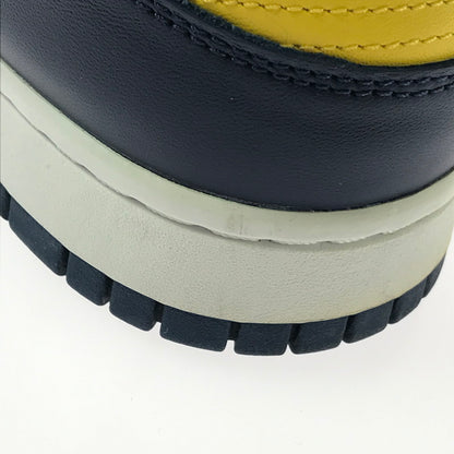 【中古品】【メンズ】 NIKE ナイキ DUNK LOW MICHIGAN DD1391-700 ダンク ロー スニーカー 靴 160-260830-rt-07-tagh サイズ：28cm US10 カラー：VARSITY MAIZE/MIDNIGHT NAVY 万代Net店