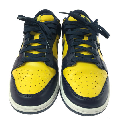 【中古品】【メンズ】 NIKE ナイキ DUNK LOW MICHIGAN DD1391-700 ダンク ロー スニーカー 靴 160-260830-rt-07-tagh サイズ：28cm US10 カラー：VARSITY MAIZE/MIDNIGHT NAVY 万代Net店