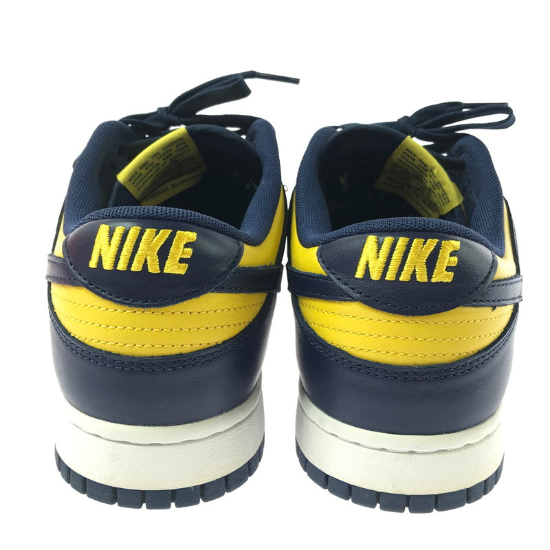 【中古品】【メンズ】 NIKE ナイキ DUNK LOW MICHIGAN DD1391-700 ダンク ロー スニーカー 靴 160-260830-rt-07-tagh サイズ：28cm US10 カラー：VARSITY MAIZE/MIDNIGHT NAVY 万代Net店