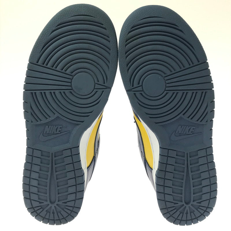 【中古品】【メンズ】 NIKE ナイキ DUNK LOW MICHIGAN DD1391-700 ダンク ロー スニーカー 靴 160-260830-rt-07-tagh サイズ：28cm US10 カラー：VARSITY MAIZE/MIDNIGHT NAVY 万代Net店