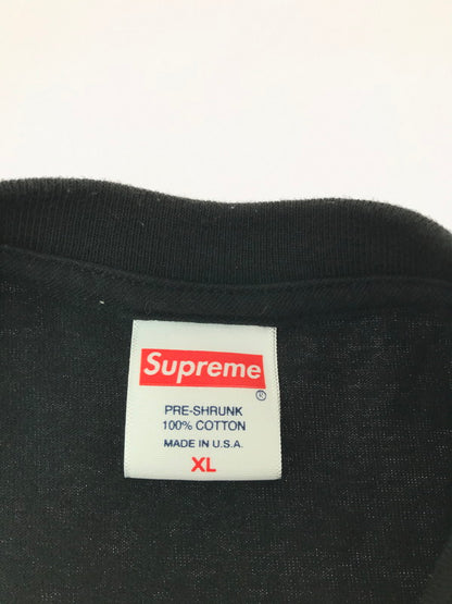 【中古品】【メンズ】 SUPREME シュプリーム 22AW WARNING TEE BLACK 22年秋冬 ワーニング Tシャツ 半袖Tシャツ トップス 149-260829-rt-53-tagh サイズ：XL カラー：ブラック 万代Net店