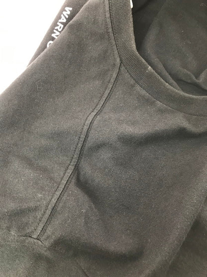 【中古品】【メンズ】 SUPREME シュプリーム 22AW WARNING TEE BLACK 22年秋冬 ワーニング Tシャツ 半袖Tシャツ トップス 149-260829-rt-53-tagh サイズ：XL カラー：ブラック 万代Net店