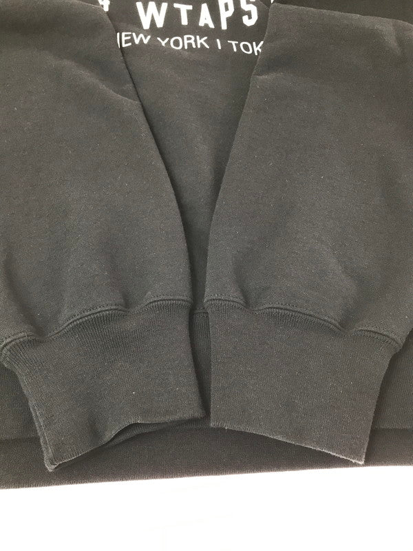 【中古品】【メンズ】 SUPREME シュプリーム × WTAPS ダブルタップス 21AW CREWNECK 21274SPD-CSM03S クルーネック スウェット トレーナー 149-260829-rt-58-tagh サイズ：XL カラー：ブラック 万代Net店
