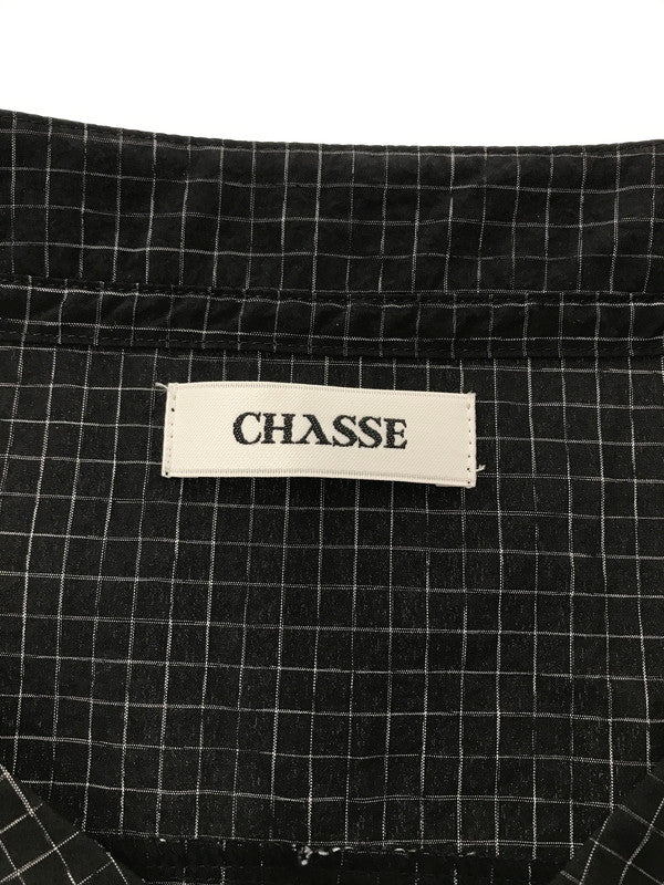 【中古品】【メンズ】 CHASSE チェイス 26SS GEIL-NPP BLACK 26-ナイロン Vネック プルオーバー トップス 140-260826-rt-10-tagh サイズ：2 カラー：ブラック 万代Net店