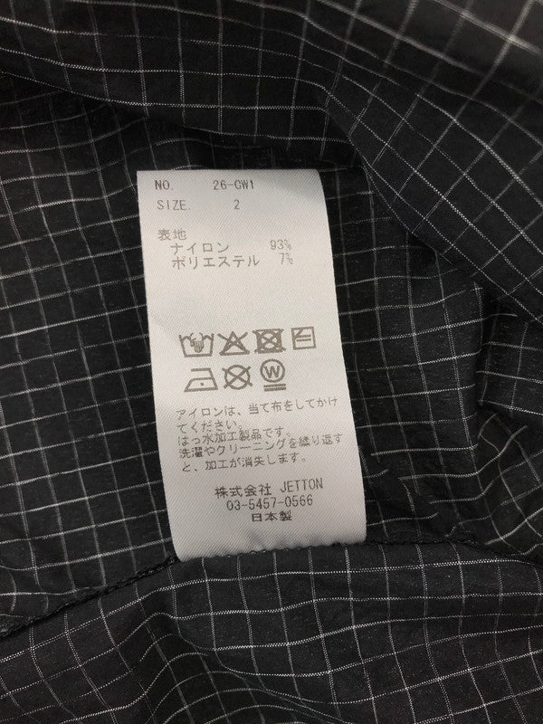 【中古品】【メンズ】 CHASSE チェイス 26SS GEIL-NPP BLACK 26-ナイロン Vネック プルオーバー トップス 140-260826-rt-10-tagh サイズ：2 カラー：ブラック 万代Net店